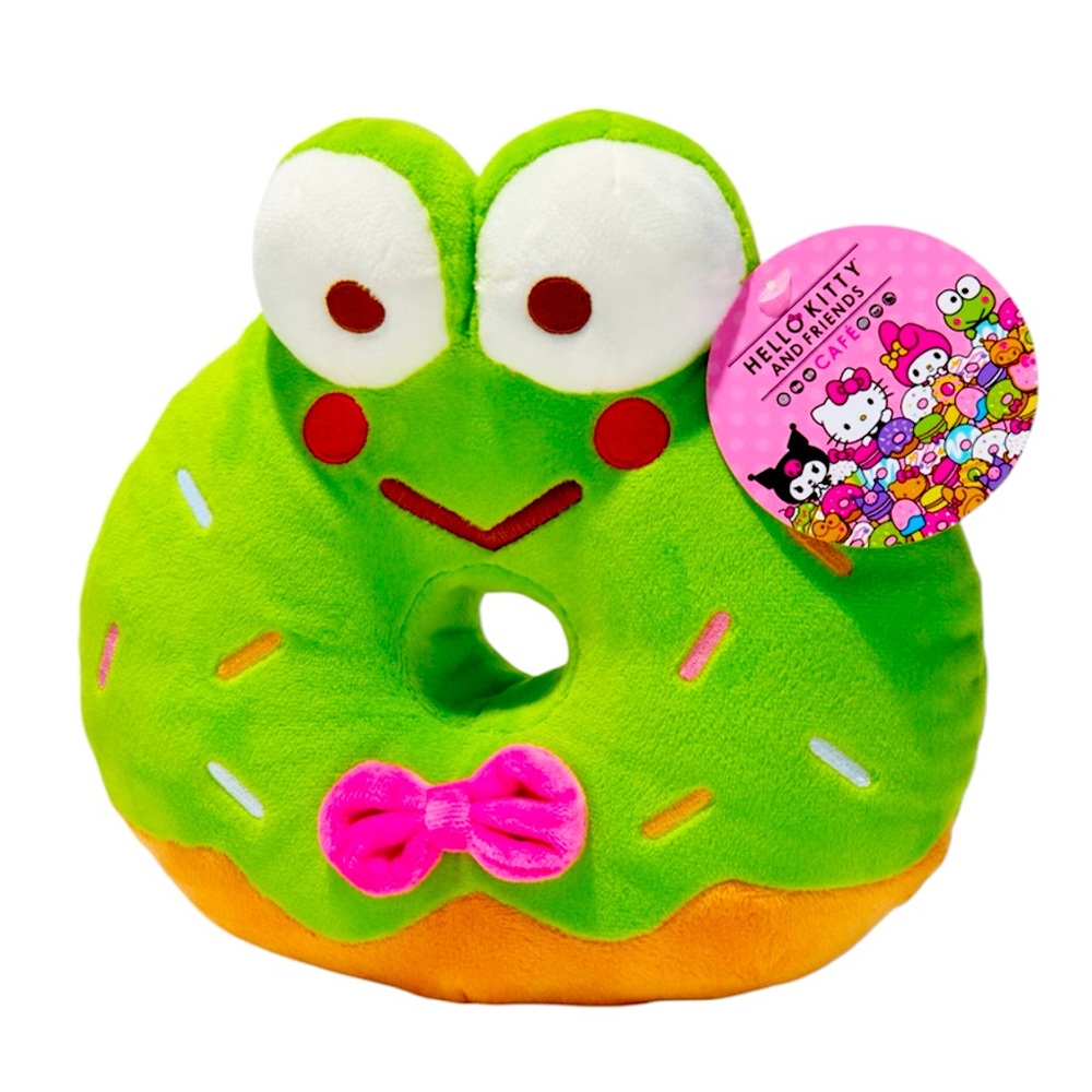 Hello Kitty & Friends Keroppi Donut Plush Toy - NWT